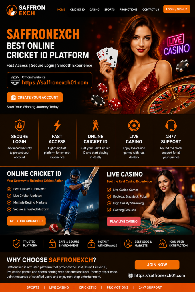 Saffronexch – Best Online Cricket ID