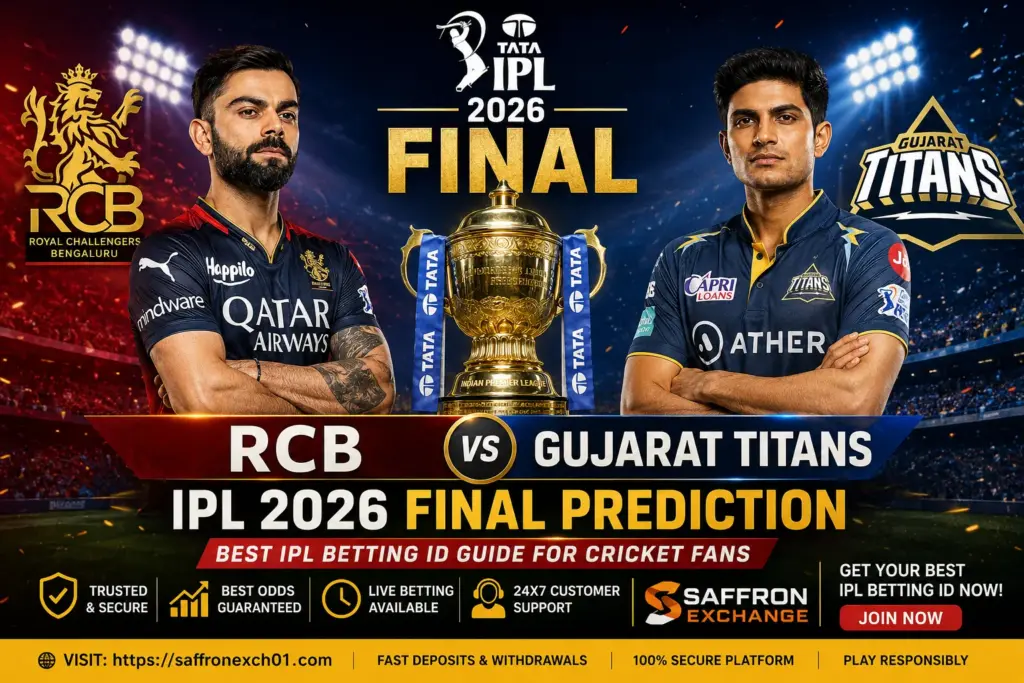 RCB vs Gujarat Titans IPL 2026 Final Prediction: Best IPL Betting ID Guide for Cricket Fans