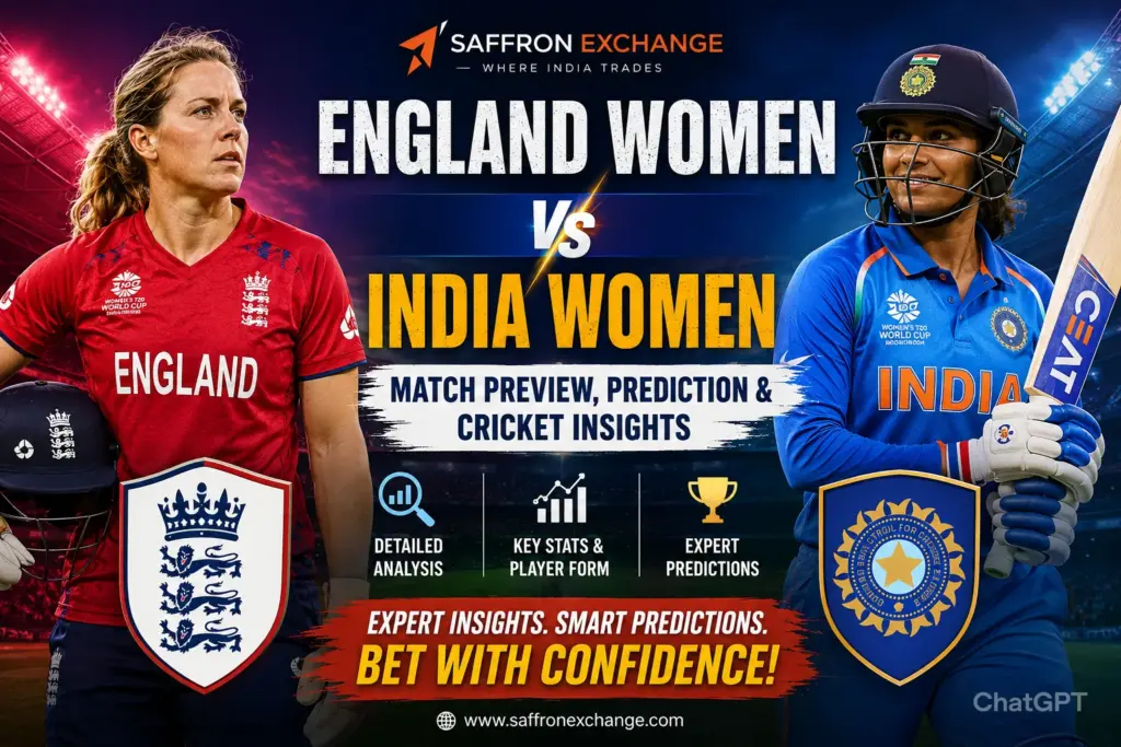England Women vs India Women: Match Preview, Prediction & Cricket Insights on Saffron Exchange